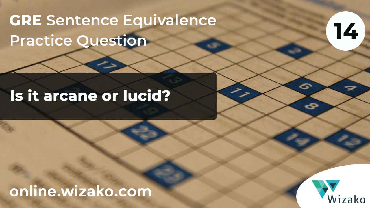 q14-gre-sentence-equivalence-questions-arcane-lucid-inane